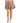 ID Ideology Women's Tropical Printed Pleated Skort Pink Size XX-Large