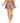 ID Ideology Women's Tropical Printed Pleated Skort Pink Size XX-Large
