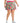 ID Ideology Women's Tropical Print Pleated Skort Pink Size 2X