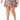 ID Ideology Women's Tropical Print Pleated Skort Pink Size 3X