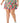 ID Ideology Women's Tropical Print Pleated Skort Pink Size 3X