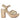 Xti - WOMEN'S HEELED JUTE PLATFORM SANDALS