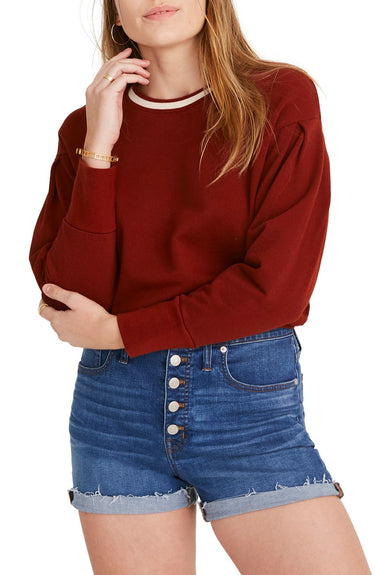 Women's High Waist Button Front Denim Shorts