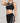 Yelete - Curves Confidence Striped Workout Sports Bra