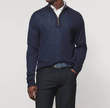 Johnnie-O - Baron Wool Blend 1/4 Zip Pullover Sweater