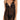 Women's In Bloom By Jonquil Heartbreaker Babydoll Chemise, Size Small - Black