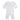 Little Things Mean A Lot Boys 100% Cotton Knit Two Piece White Christening Baptism Outfit - 3 Month