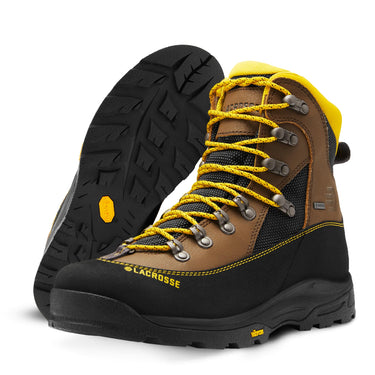 LaCrosse Mens Ursa MS 7 GTX Waterproof Hunting Boots BrownGold Size 8