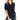 CeCe Sportswear Women's Short Sleeve V-Neck Ruffled TOP with Bow, Caviar, M