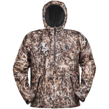 Gator Waders Mens Half Zip Bog Hoodie Windproof Waterproof Camo Hunting Jacket Small