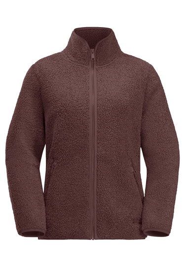 Jack Wolfskin Women's High Curl Fleece Jacket - Boysenberry