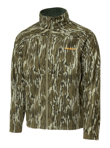 MUDDY Mens TRX Softshell Jacket Mossy Oak Bottomland XLarge