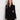 Women's Belted Velvet Blazer - Black