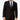 Calvin Klein Men's Infinite Stretch Solid Slim Fit Suit Jacket Black Size 44