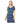 Pendleton Women's Short Sleeve Cotton Sweaterdress Blue Size Large