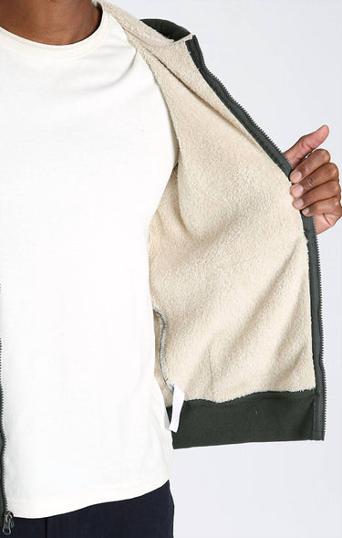 Jachs New York - Sherpa Lined Waffle Hoodie