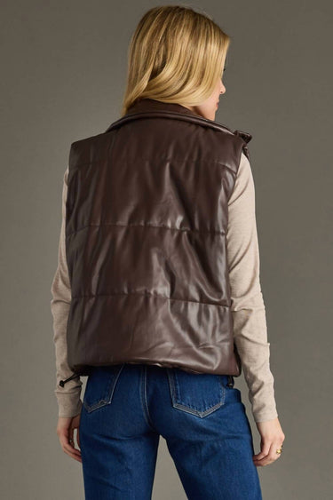 Panache - Faux Leather Vest