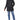 Laundry By Shelli Segal - WOMEN'S STRETCH 3/4 PUFFER JACKET WITH FAUX FUR STRIPED HOOD