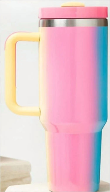 Wall To Wall - Vertical Rainbow 40 Oz Stainless Steel Insulated Tumbler