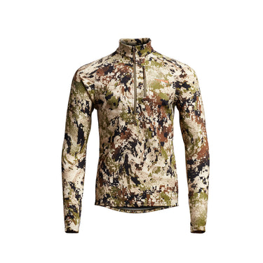 SITKA Gear Mens Core Merino 330 Half Zip Pullover Optifade Subalpine Large
