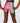 Terez - Girl's Bike Shorts Rainbow Glitter Foil
