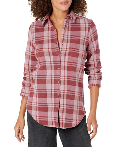 Women's Fairbanks Supersoft Shirt - Brick Plaid