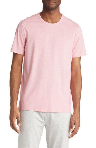 Daniel Buchler Cotton Blend Pajama T-Shirt in Red, Size Large