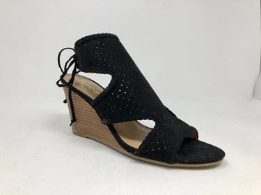 Report Women's Serina Heeled Sandals Black Size 7.5 B(M) US