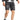 Topman Men's Slim Fit Ripped Denim Shorts in Black, Size 28