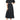 Entro - Sade Sides Cut-Outs Puff Sleeves Maxi Dress