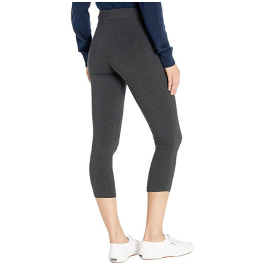Hue - Women's Wide Waistband Blackout Cotton Capri Legging