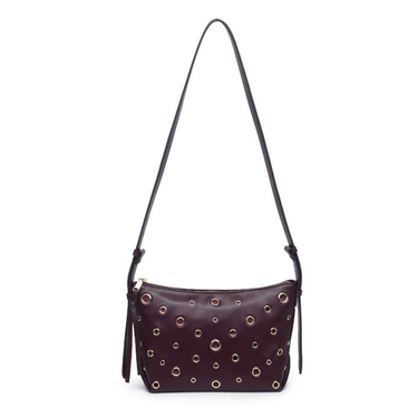 Urban Expressions Taran Grommeted Faux Leather Crossbody Bag