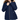 Celebrity Pink Women's Faux Fur Solid Coat Blue Size X-Small