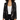 Sanctuary Women's Shine on Sequin Blazer Black Size 2XL