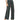 INC International Concepts Women's Zippered Striped Wide Leg Pants Black Size 2
