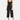 Rachel Roy Women's Cotton Cropped Tie-Back Jumpsuit Black Size 8