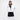 Naswa Puffer Cropped - White