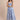 Southern Tide - Leighton Blue Palms Seersucker Tie Back Maxi Dress