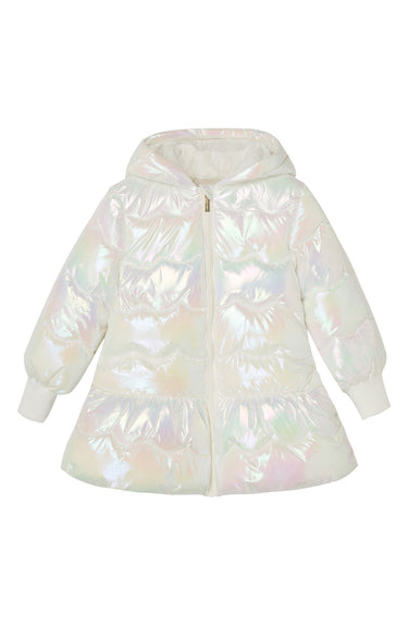 Habitual Girl Kids' Shiny Puffer Jacket in Multi, Size 6X