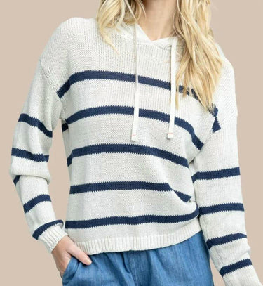 Southern Tide - Everlee Striped Hoodie Sweater