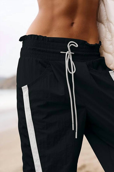 Bucketlist - Windbreaker Pants With Contrast Stripe