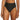 Sweaty Betty Brook High Waist Bikini Bottoms in Black A, Size Large
