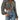 Nix Twist Sequin Crop Top - Black Rainbow