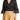 Club Monaco Ruffle Sleeve Polished Cotton Shirt in Black, Size Medium