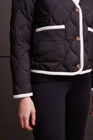 Tribal - Button Front Puffer Jacket
