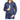 Michael Kors - Button Up Spread Collar Animal Print Denim Jacket
