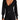 Steve Madden Kali Long Sleeve V-Neck Bodysuit - Black