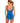 Waterpro - Chlorine Resistant V-neck Sarong One Piece Swimsuit