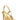 Schutz Octavia Strappy Slingback Sandal - Gold