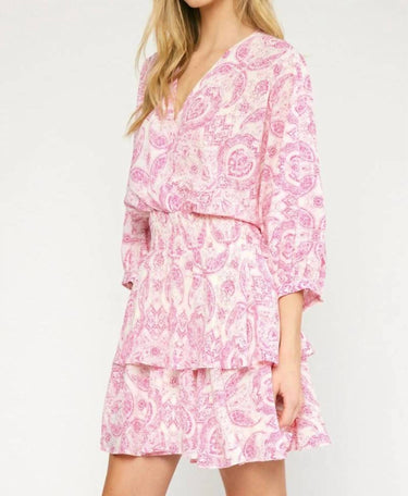 Entro - Paisley Print Dress